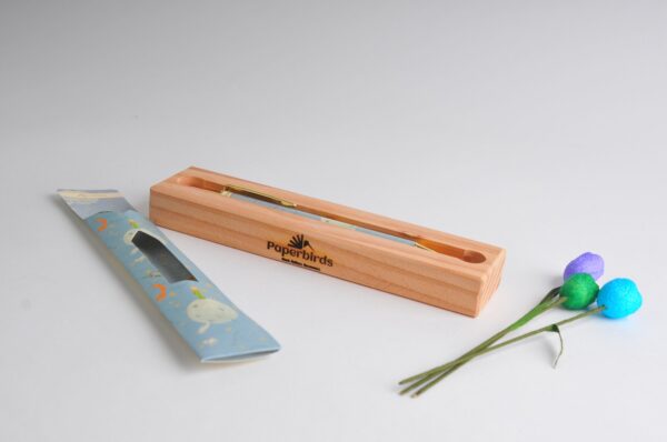 Paperbirds Card Holder with flowers