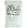 Alice In Wonderland Original Turquoise Book Pouch Purse Bag