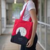 Dracula Moon Book Tote College Bag