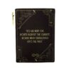 The Great Gatsby Art Deco Black Book Coin Purse Wallet