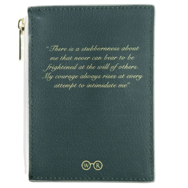 Pride And Prejudice Green Book Coin Purse Wallet