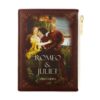 Romeo And Juliet Kiss Brown Book Coin Purse Wallet